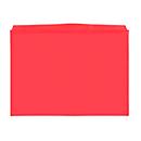 Pochettes transparentes Orgatex, A4 paysage, rouge, 50 p.