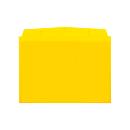 Pochettes transparentes Orgatex, A6 paysage, jaune, 50 p.