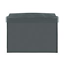 Pochettes transparentes Orgatex, avec rabat, A5 paysage, anthracite, 10 p.