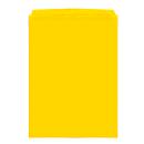 Pochettes transparentes Orgatex, avec rabat, format A4 portrait, jaune, 10 p.