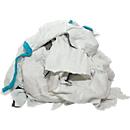 Poetsdoeken, tricot kwaliteit, treksterkte, gerecycled katoen, wit-grijs, 10 kg