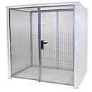 Porta de dois batentes para contentor de botijas de gás