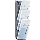 Porta- folhetos de parede de sigel&reg;, 3 compartimentos
