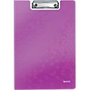 Porte-bloc Active Wow LEITZ®, format A4, PP, avec arceau, violet