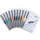 Porte-bloc Swingclip DURABLE, format A4, PP, avec clip, coloris assortis