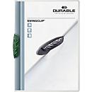 Porte-bloc Swingclip DURABLE, format A4, PP, avec clip, vert