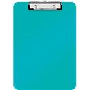Porte-bloc WOW 3971 LEITZ®, format A4, polystyrène, avec anneau d'accroche, bleu pétrole