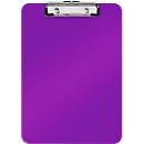 Porte-bloc WOW 3971 LEITZ®, format A4, polystyrène, avec anneau d'accroche, violet