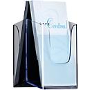 Porte-brochures mural - acrylique - pour format DIN long