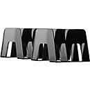 Porte-catalogues SORTER, largeur 209 mm, plastique, 2 p., noir