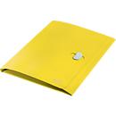 Porte-documents Leitz® Recycle, A4, jusqu'à 150 feuilles, 3 rabats, opaque, 100 % recyclable, Ange Bleu, plastique, jaune