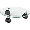 Porte- plante mobile, en verre