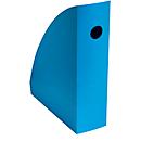 Porte-revue Exacompta BEE BLUE Pen Cube, pour documents au format A4+, avec trou de préhension, plastique, bleu-vert, 6 pièces