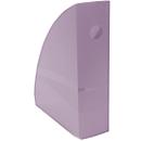 Porte-revue Exacompta MAG-CUBE Aquarel, pour documents au format A4+, avec trou de préhension, plastique, mauve, 6 pièces
