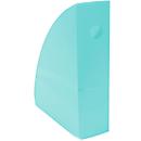 Porte-revue Exacompta MAG-CUBE Aquarel, pour documents au format A4+, avec trou de préhension, plastique, vert pastel, 6 pièces 