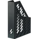 Porte-revues KARMA, A4/C4, 100% matériaux recyclés, L 76 x P 246 x H 315 mm, noir