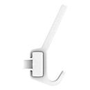 Portemanteau mural Functionals JUST 20 Chalk White, 4 crochets, jusqu'à 10 kg, aluminium et plastique, blanc