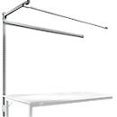 Portique av. contrefort, table d'extension SPEZIAL table de travail/établi UNIVERSAL/PROFI, 1750 mm, alu argent