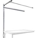 Portique av. contrefort, table d'extension STANDARD table travail/établi UNIVERSAL/PROFI, 1500 mm, alu argent