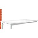 Portique, bas, table d'extension STANDARD table travail/établi UNIVERSAL/PROFI, rouge orangé