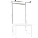 Portique de mise en place Packpool, avec contrefort, pour table d'emballage Packpool, l. 1500