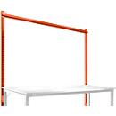 Portique, Poste de travail modulaire STANDARD système table de travail/établi UNIVERSAL/PROFI, 2000 mm, rouge orangé