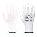 Portwest Gants de protection AB129, enduction PU, respirant, PU/polyester, XL, blanc, 288 paires