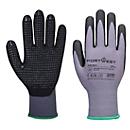 Portwest Gants de protection DermiFlex Essential, respirants, mousse nitrile/élasthanne/caoutchouc/nylon, XL, gris-noir, 12 paires
