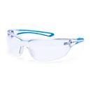 Portwest Schutzbrille ESSENTIAL KN, beschichtet, Partikel-Augenbrauenschutz, flexible Bügel, PC/TPR, glasklar-transparent