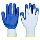 Portwest Schutzhandschuh FD Grip 15, lebensmittelecht, atmungsaktiv, Nitrilschaum/Gummi/Nylon, blau, S, 1 Paar
