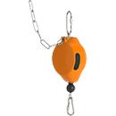 Positioner HAHN+KOLB Autostat type 5250, load capacity 2,0 to 7,0 kg, rope extension length up to 1500 mm, fall protection, special plastic, orange