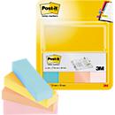 Post-it adhesive strips 670-4B, 4 x 50 sheets, assorted colors