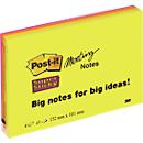 POST-IT sticky notes Meeting-Notes, XXL format, 152 mm x 101 mm
