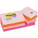 Post- it&reg; Notes Joy, 38 x 51 mm pakken van 12 blokken of 76 x76 mm paken van 6 blokken