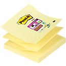 Post- it&reg; Super Sticky Z- Notes, navulblokken, 76 x 76 mm, geel