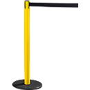 Poste de cinta RS-GUIDESYSTEMS® GLA 28, amarillo, cinta negro