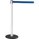 Poste de cinta RS-GUIDESYSTEMS® GLA 28, blanco, cinta azul