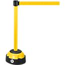 Poste de sinalização com cinta, amarelo