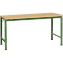 Poste de travail modulaire UNIVERSAL Spezial Manuflex, 1750 x 1000 mm, multiplex nature, vert réséda