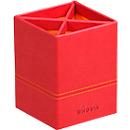 Pot à crayons Rhodia rouge coquelicot