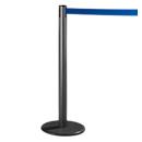 Poteau à sangle GLA 28 - longueur de sangle jusqu'à 2,3 m - anthracite - sangle bleue