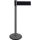 Poteau à sangle GLA 29, anthracite, sangle noire