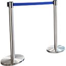 Poteau à sangle GLA 55 RS-Guideline, sangle bleue, lot de 2