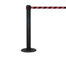 Poteau à sangle GLA 85, sangle noire/rouge