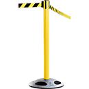 Poteau de balisage GLA 25 RS-Guidesystems, jaune, sangle 50 mm, noir/jaune, 2 p.