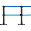 Poteau de balisage GLA 89, double sangle d'une longueur de 9 m chacune, peut être amarré 3 fois, bleu