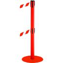 Poteau de balisage GLA 95 RS-Guidesystems, rouge/rouge/blanc