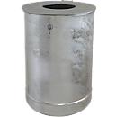 Poubelle 35 L, non perforé, galvanisé