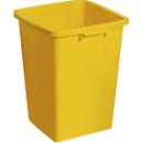 Poubelle - 90 L - jaune- couvercle disponible séparément