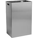 Poubelle en inox, 22 L, l. 271 x P 178 x H 477 mm